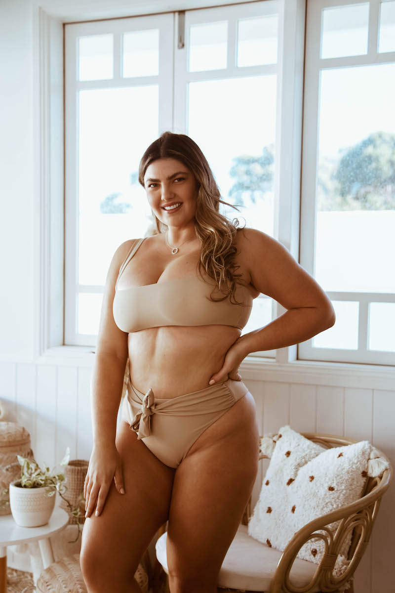 Sadira Set Taupe - Escape Swimwear