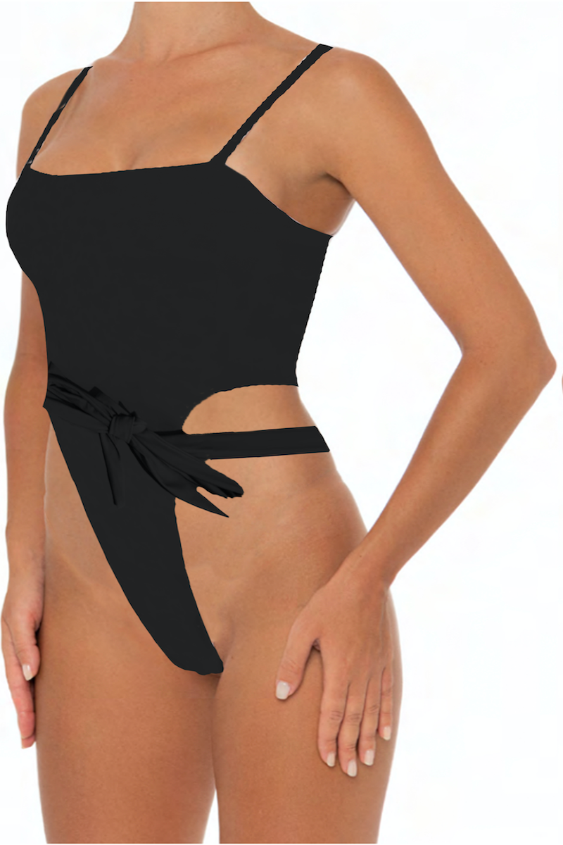 Bianca One Piece Black - Escape Swimwear