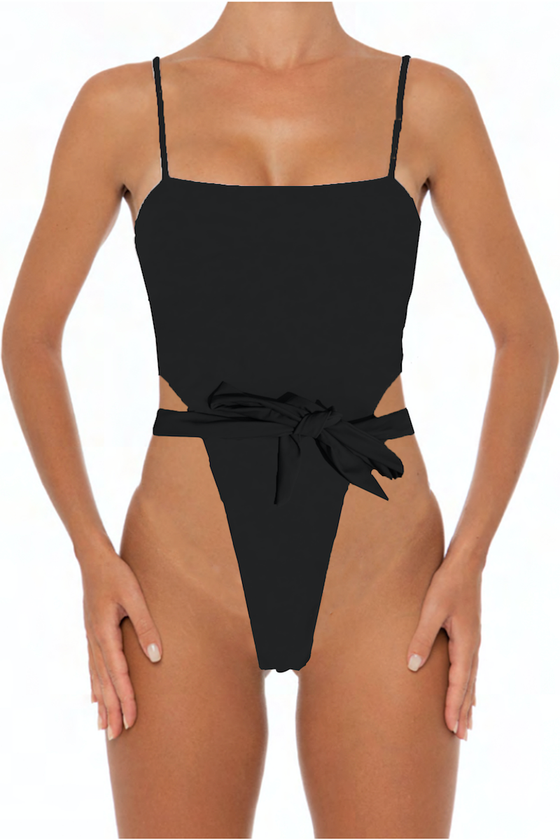 Bianca One Piece Black - Escape Swimwear