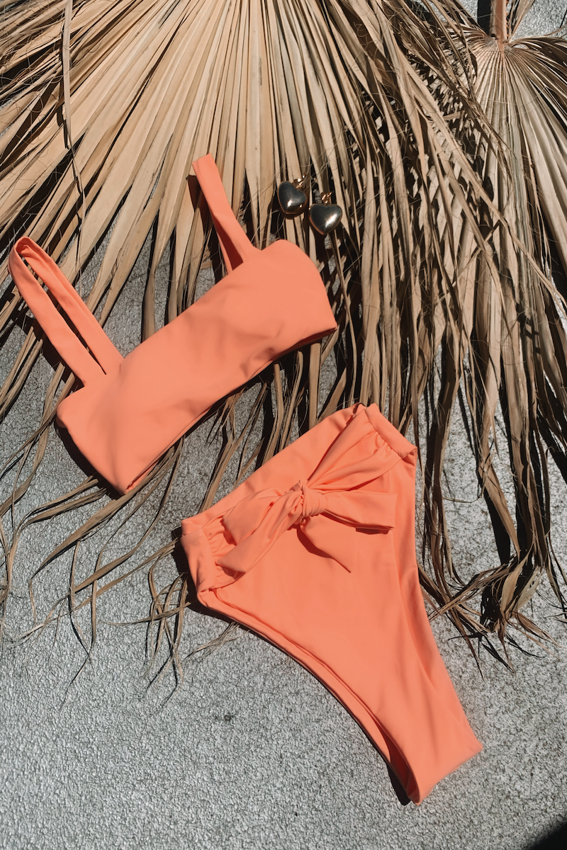 Sadira Set Coral - Escape Swimwear