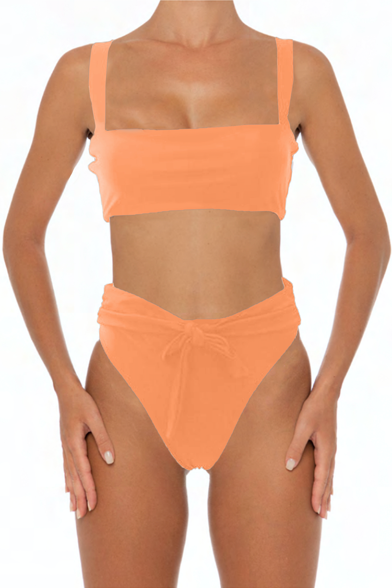 Sadira Set Coral - Escape Swimwear